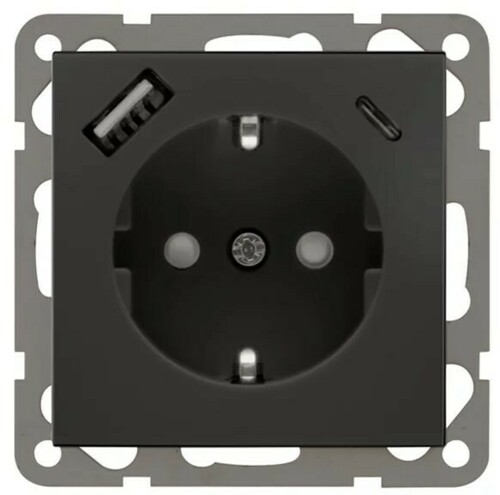 Peha Steckdose mit USB Ladegerät reinweiß D 11.6511.193SIUSBCA