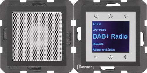 Berker Radio mit Lautspr. DAB+ B. x ant. matt 29801606