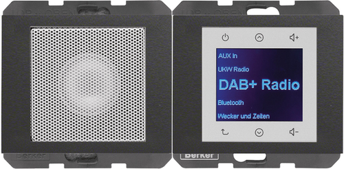 Berker Radio mit Lautspr. DAB+ K. x anth. 29807006 Berker Radio mit Lautspr. DAB+ K. x anth. 29807006
