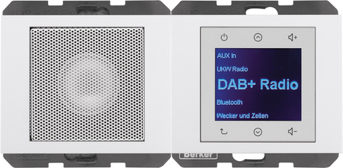 Berker Radio mit Lautspr. DAB+, B t.,K.x pw. gl. 30807009 Berker Radio mit Lautspr. DAB+, B t.,K.x pw. gl. 30807009