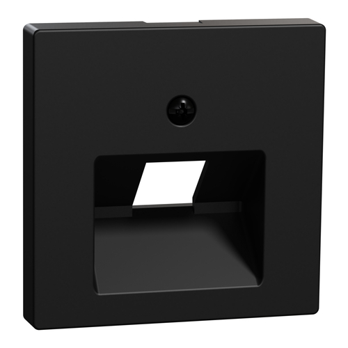 Merten Zentralplatte 1-fach schwarz matt f. UAE-Einsatz MEG4521-0403