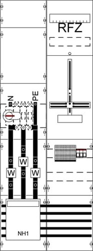 Striebel&John Komplettfeld mit Zählerkreuz WF29KF1M