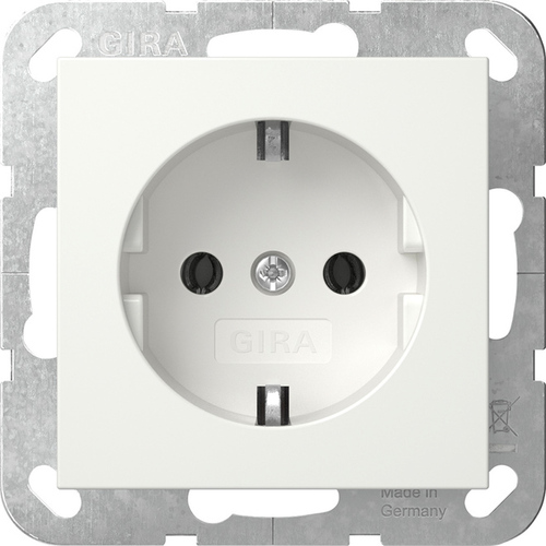 Gira Steckdose Reinweiß 4188 03