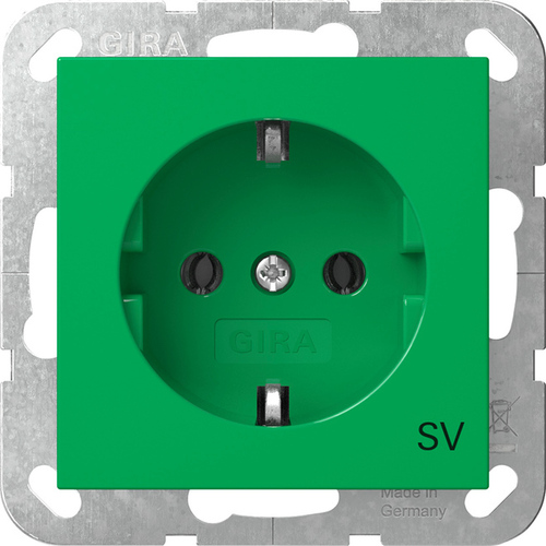 Gira Steckdose SV Grün 4188 107
