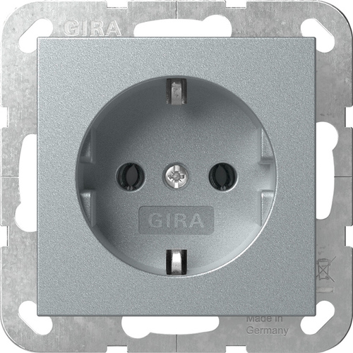 Gira Steckdose Alu 4188 26