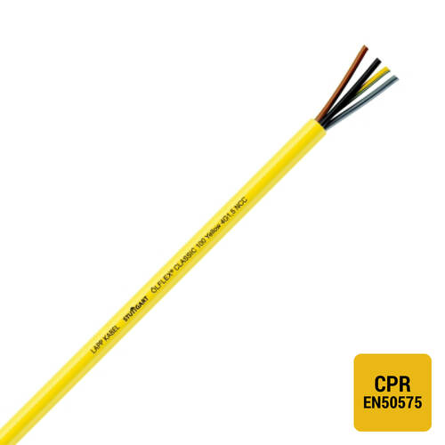 Lapp Kabel&Leitung ÖLFLEX CLASSIC 100 YELLOW 4G1,5 00104023/1000