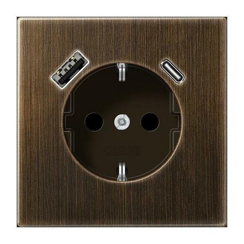 Jung SCHUKO Steckdose 16 A 250V m. Berührungsschutz ME 1520-15 CA AT
