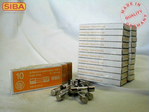 Siba G-Sicherung 5x20 M 200mA 172000