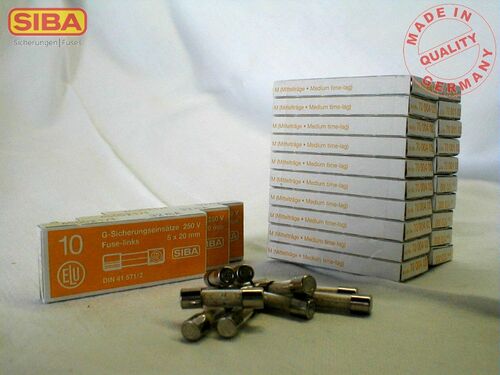 Siba G-Sicherung 5x20 ungenormt M 3,15A 172100