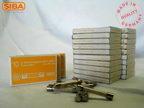 Siba G-Sicherung 5x30 ungenormt M 5A 172530
