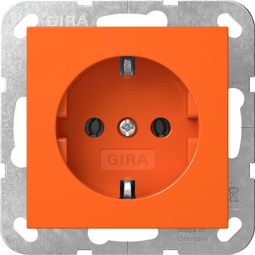 Gira SCHUKO-Steckd. System 55 Orange 4455109