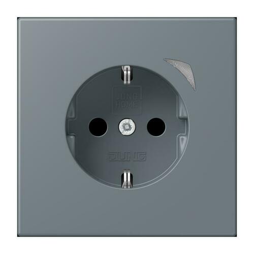 Jung SCHUKO Steckdose gris 59 (4320H) BT LC 1521 SE 251