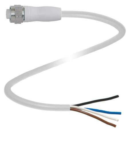 Pepperl+Fuchs Fabrik Female cordset V1-GV4A-5M-PP-W1 Pepperl+Fuchs Fabrik Female cordset V1-GV4A-5M-PP-W1