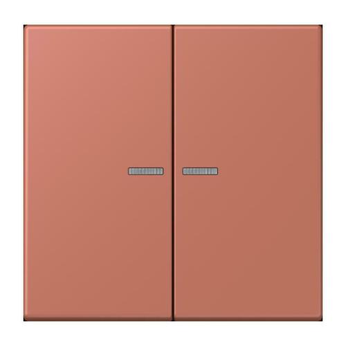 Jung Taster 2-fach ch terre sienne brique BT LC 17102 236