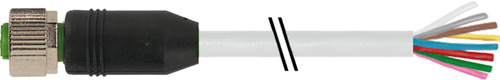 Murrelektronik M12-Buchse gerade m.frei. Leitungsende 7000-17041-2951500