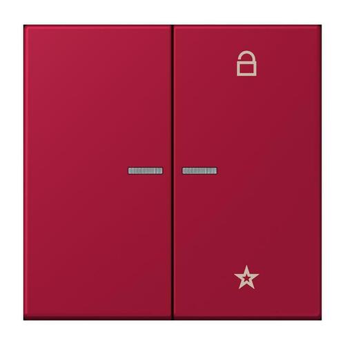Jung eNet Taster Universal 1-fach rouge carmin (32100) FM LC 1701 229