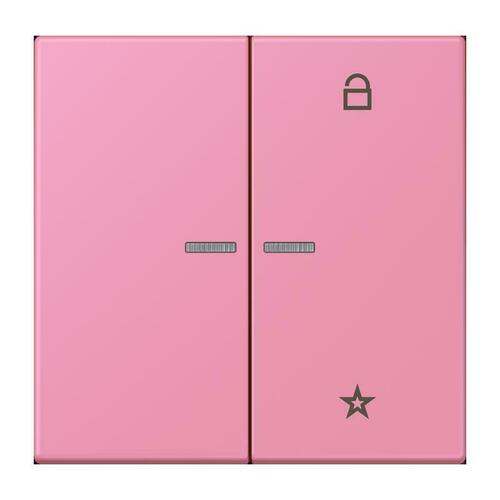 Jung eNet Taster Universal 1-fach rose vif (4320C) FM LC 1701 246