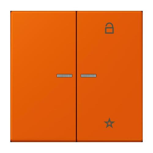 Jung eNet Taster Universal 1-fach orange vif (4320S) FM LC 1701 260