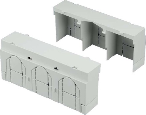 Rittal Anschlussraum-Abdeckung Gr.2 SV 9344.540 (2 Stück)