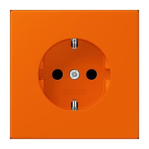 Jung SCHUKO Steckdose orange (32080) LC 1520 KI 224