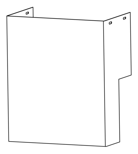 Elsta Mosdorfer SET Blechverkleidung für Wandkonsole, KVS 9409170
