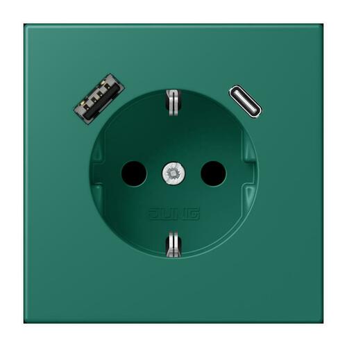 Jung SCHUKO Steckdose vert anglais (32040) LC 1520-15 CA 216