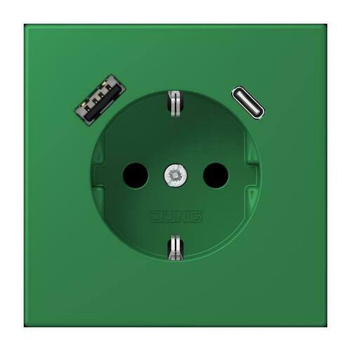 Jung SCHUKO Steckdose vert fonce (32050) LC 1520-15 CA 219