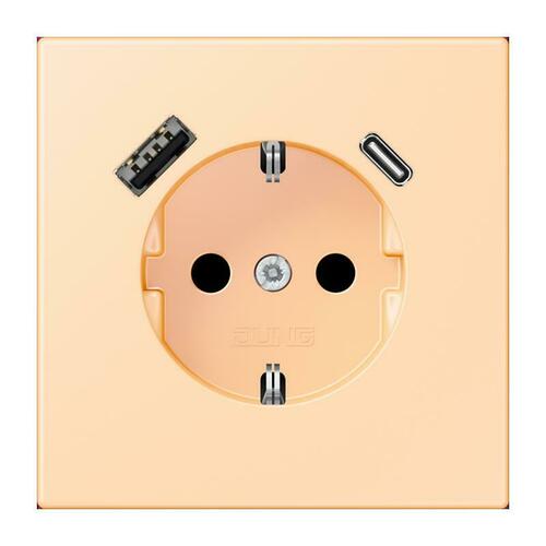 Jung SCHUKO Steckdose ocre (32060) LC 1520-15 CA 223