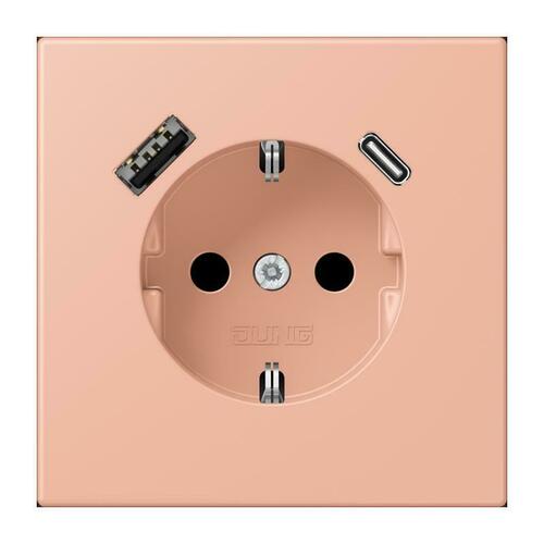 Jung SCHUKO Steckdose rose clair (32102) LC 1520-15 CA 231