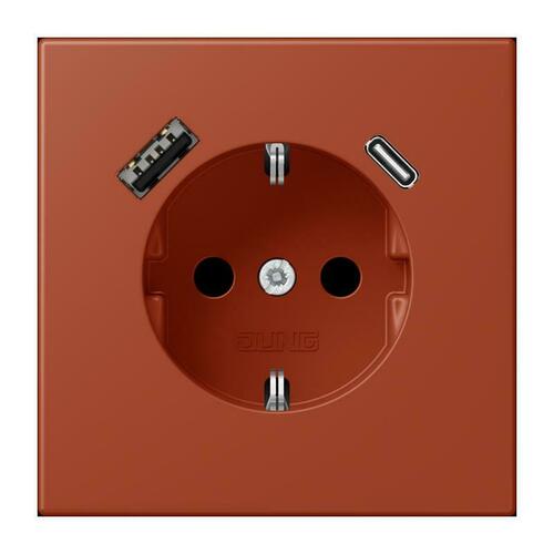 Jung SCHUKO Steckdose locre rouge (32110) LC 1520-15 CA 232