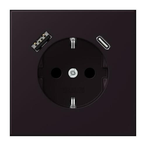 Jung SCHUKO Steckdose noir divoire (4320E) LC 1520-15 CA 248