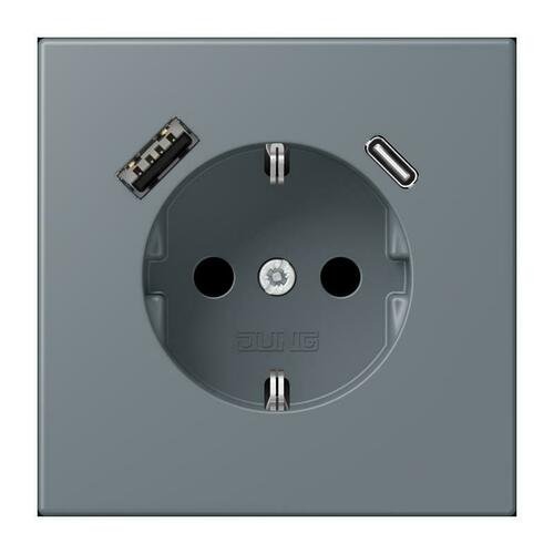 Jung SCHUKO Steckdose gris 59 (4320H) LC 1520-15 CA 251