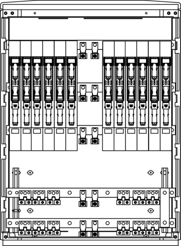 Elsta Mosdorfer LS A850-1 TN-S Cu40x10/DV240 11xNH0 LS81S.DV0BE
