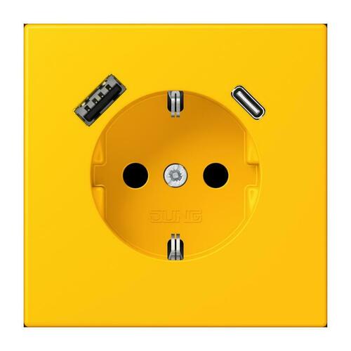 Jung SCHUKO Steckdose le jaune vif (4320W) LC 1520-15 CA 263