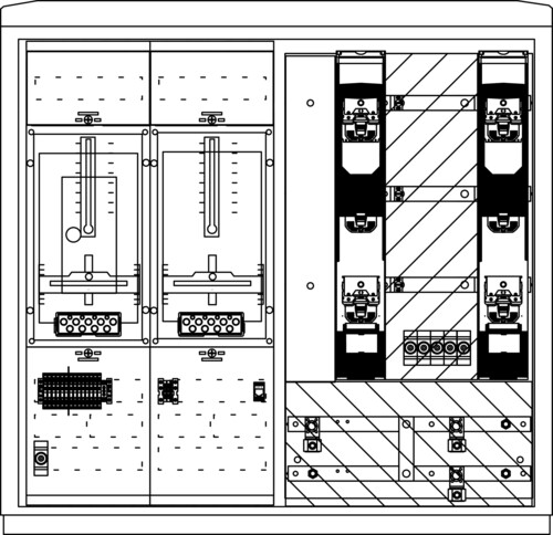 Elsta Mosdorfer WS A850-2 N2 250A 2W1 DIN Avacon WS822.N2.N2101