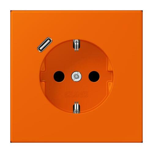 Jung SCHUKO Steckdose orange (32080) LC 1520-18C 224