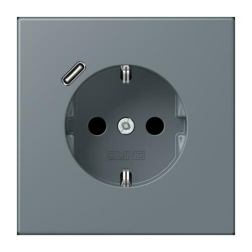 Jung SCHUKO Steckdose gris 59 (4320H) LC 1520-18C 251