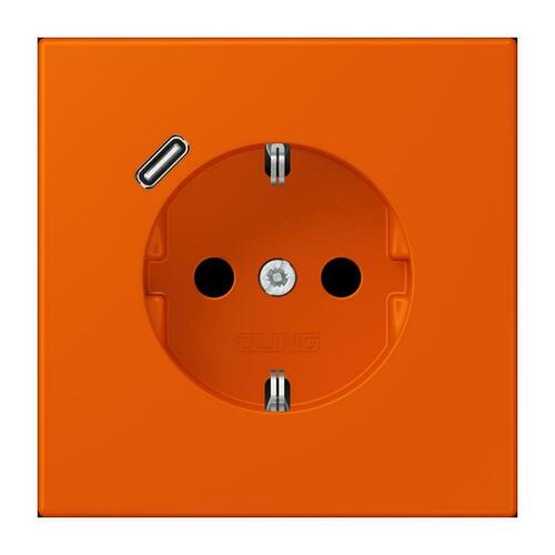 Jung SCHUKO Steckdose orange vif (4320S) LC 1520-18C 260