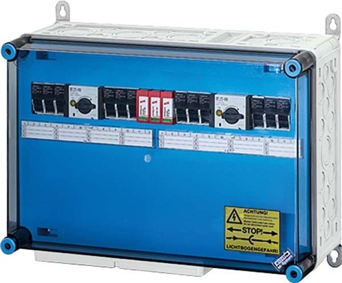 Hensel PV-GAK, m. ÜSE u.Sicherung 6xPV-String auf 1xWR Mi PV 3321