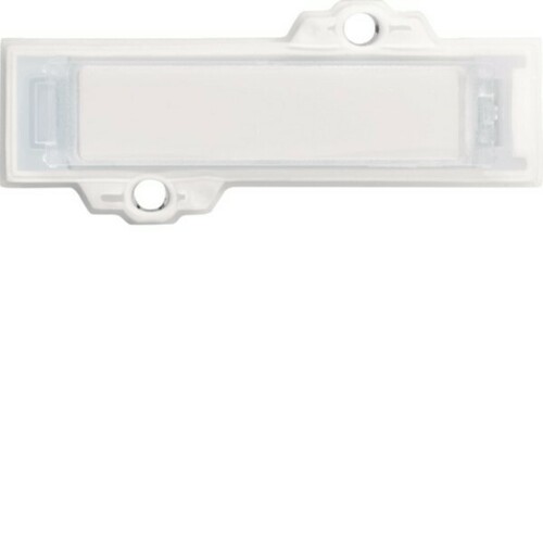 Hager Namensschild m. LED, weiss REH010X