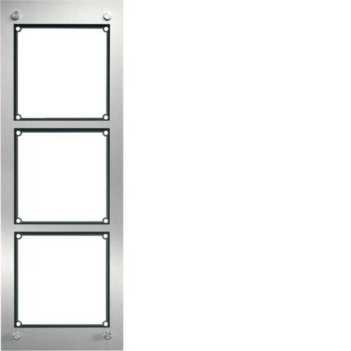 Hager Modesta Rahmen UP 3/1 Edelst. matt REM103X