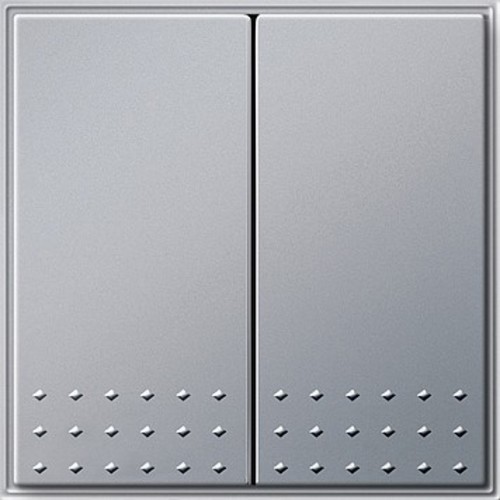 Gira Tast-Serienschalter aluminium TX44 012565