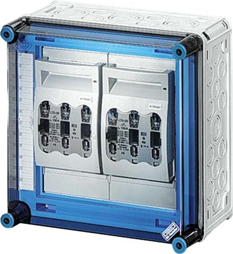 Hensel Mi-NH-Si.lasttrenn-Gehäuse 2x3xNH00, 400A 5pol. Mi 6266