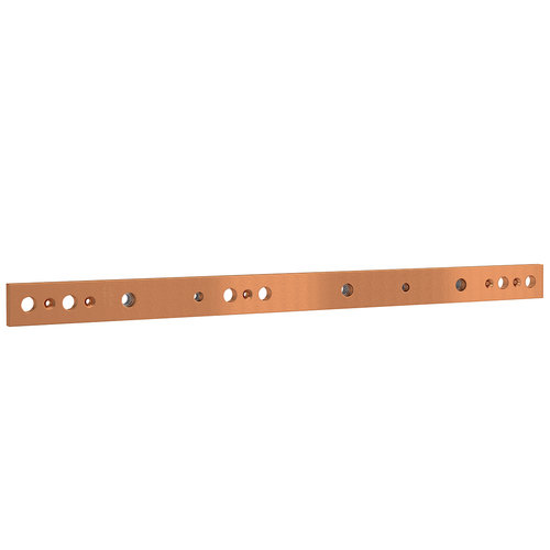 ABN CU-Schiene FB3 40x10mm waagrecht gelocht ABNPC30143