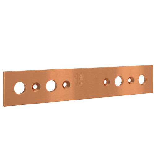 ABN CU-Schiene FB1 40x5mm waagrecht gelocht ABNPC30541