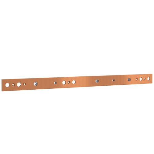 ABN CU-Schiene FB3 40x5mm waagrecht gelocht ABNPC30543