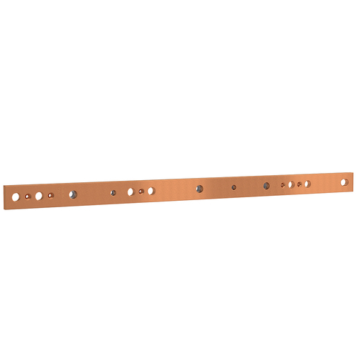 ABN CU-Schiene FB3 40x10mm waagrecht gelocht ABNPC31143
