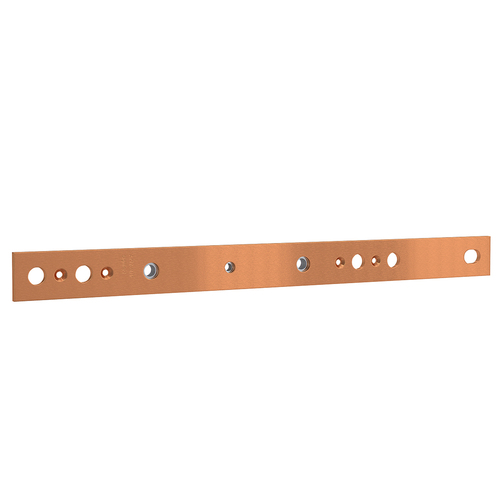 ABN CU-Schiene FB2 40x5mm waagrecht gelocht ABNPC31542