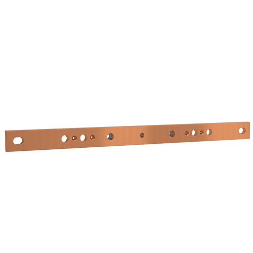 ABN CU-Schiene FB2 40x10mm waagrecht gelocht ABNPC32142