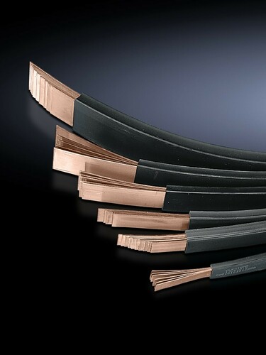 Rittal Kupferschiene, lamelliert 10x50mm, 2m lang SV 3578.005 Rittal Kupferschiene, lamelliert 10x50mm, 2m lang SV 3578.005